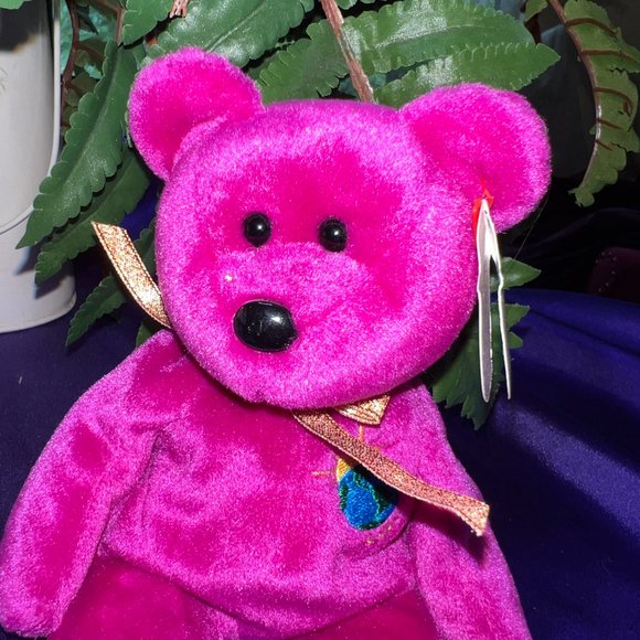 NWT & VTG📌TY Beanie Baby Clubby II the Bear & Millennium Bear 99 both w/ Oddity - Picture 3 of 16